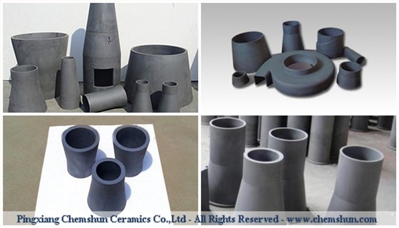 Chemshun Ceramics- Silicon carbide cyclone liner as wear resistant linings 