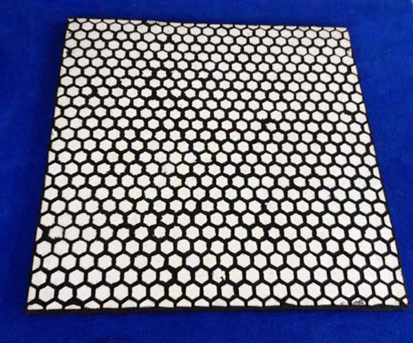 hexagonal rubber wear plate