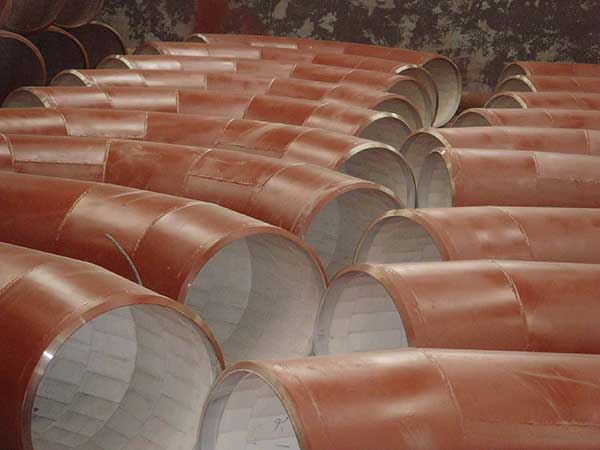 Wear resistant ceramics pipe