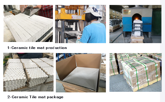 Wear Ceramic Lining Sheet production and package: 