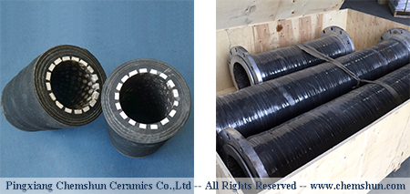 Chemshun ceramic rubber composite hose 