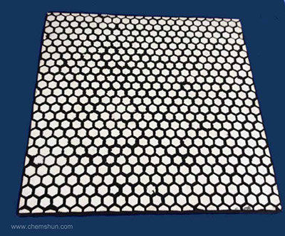 Hex Rubber Ceramic Wear Plate